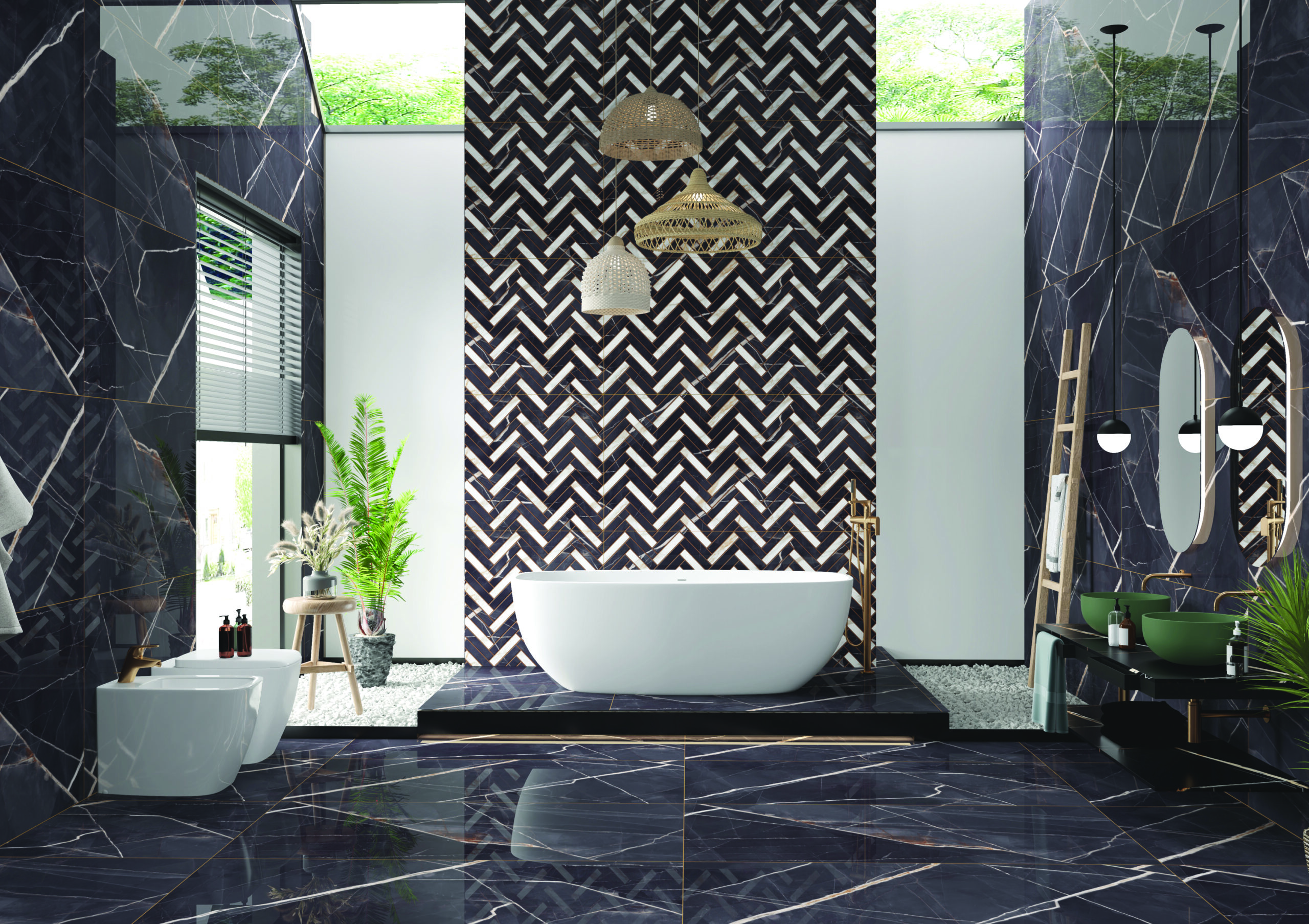 Calacata Black Decore-1 EDL